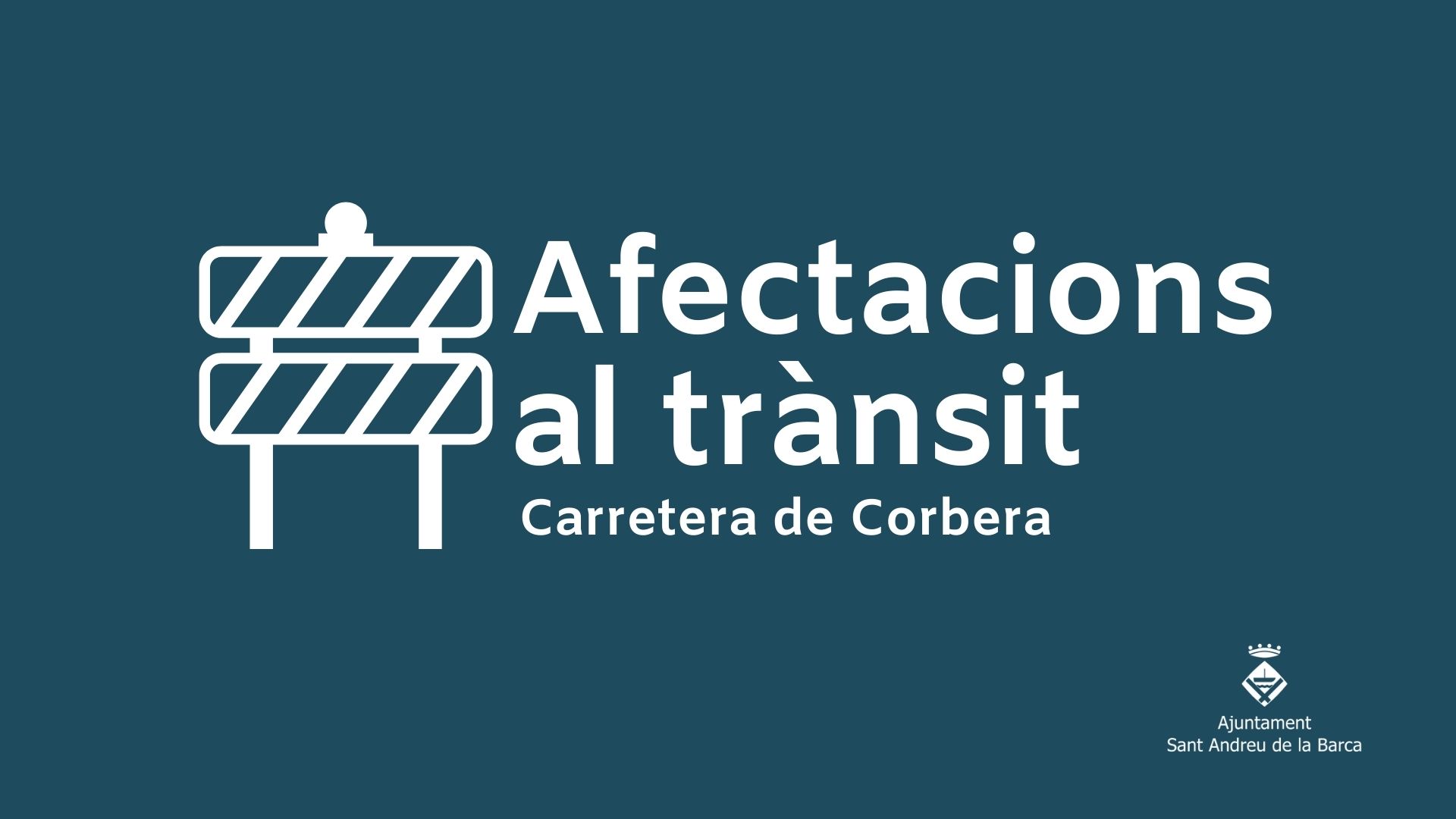 Talls de trànsit per treballs de millora a la carretera de Corbera